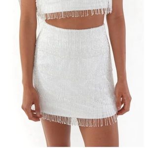 Show Me Your Mumu fringe skort